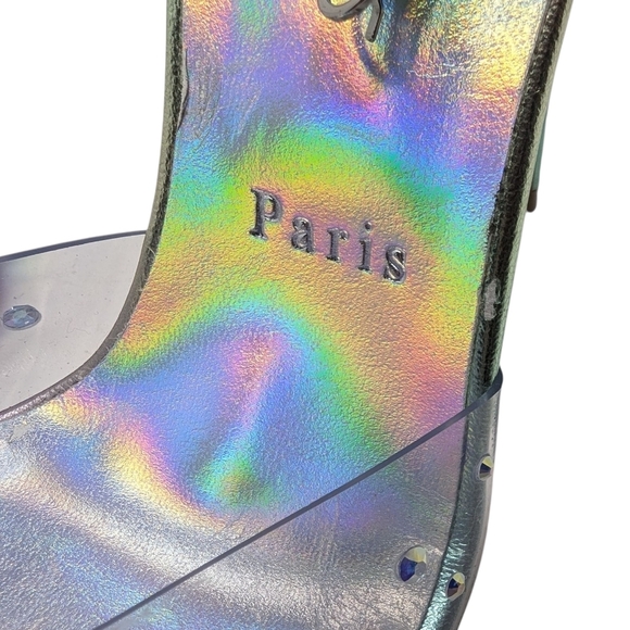 NIB Christian Louboutin Spikaqueen Crystal Pointed Toe Stiletto Heels Size 38.5 - Picture 8 of 16